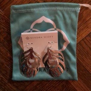 Kendra Scott feather earrings